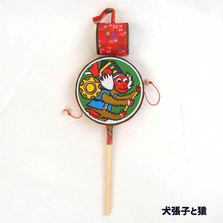 日本製 絵入でんでん太鼓 : 駄菓子とおもちゃの太郎と花子 - 通販