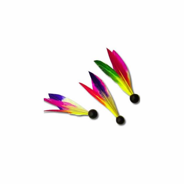 羽子板の羽根 3枚閉じ羽根セット3個入り Mingei050 駄菓子とおもちゃの太郎と花子 通販 Yahoo ショッピング