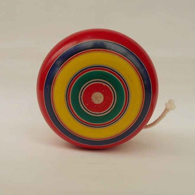 お正月の遊び 木製ヨーヨー 大 : 駄菓子とおもちゃの太郎と花子