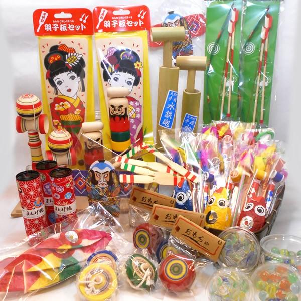日本の遊びくじ引きセット 110回分 玩具とくじ紙のセット : 駄菓子と