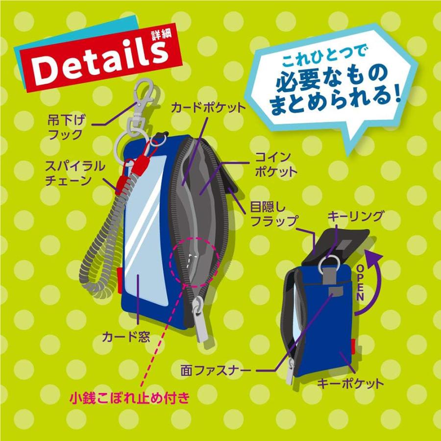 SONiC（ソニック） パスケース ピタットパス カードケース【ライトブルー】子供 キッズ 小学生 ランドセル取付 キーケース コインケース  GS-3140-LB 送料無料 : タローズダイレクト Yahoo!店 - 通販 - Yahoo!ショッピング