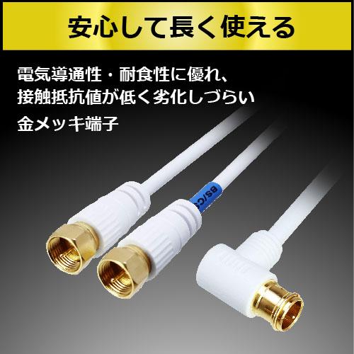 TARO'S（タローズ） アンテナ分波器 4K8K放送 ケーブル付き ケーブル一