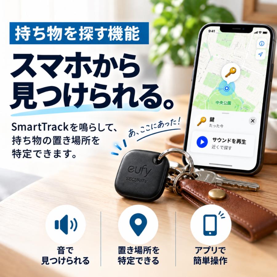 Anker（アンカー） Anker Eufy Security SmartTrack Link 4個入り