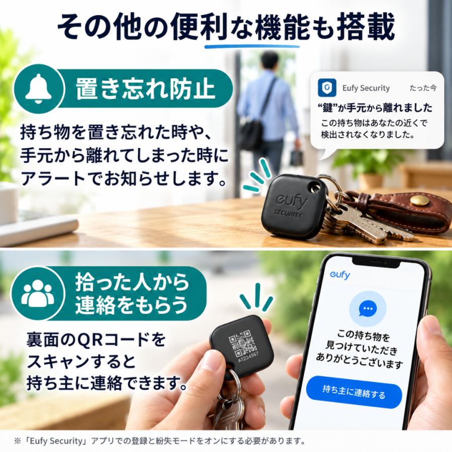 Anker（アンカー） Anker Eufy Security SmartTrack Link 4個入り