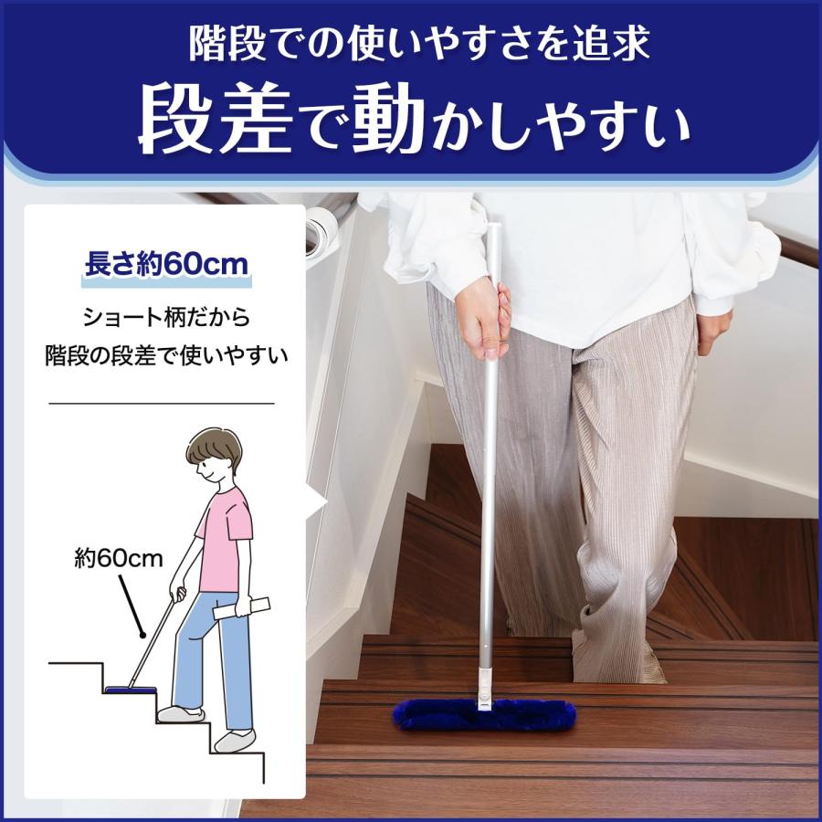 激落ちくん トレループ ホコリ取り 時短ケース付き モップ 階段