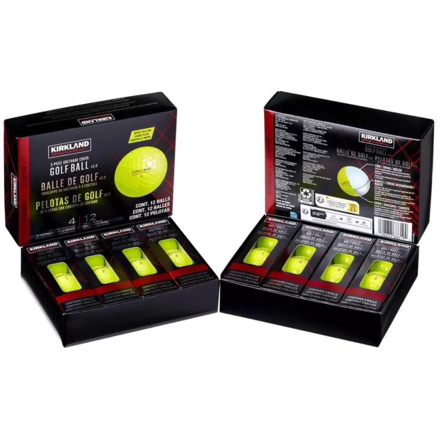 カークランド ゴルフボール 3ピース ホワイト イエロー ウレタン 2