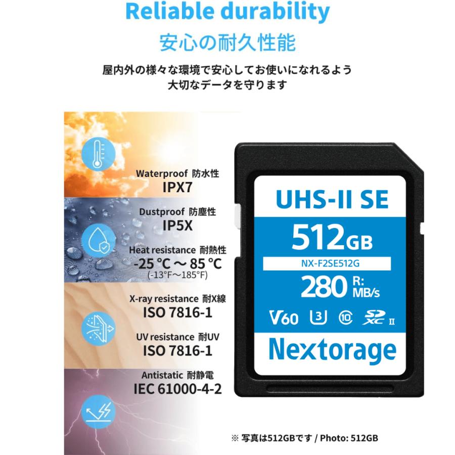 nextorage sdカード ネクストレージ SDXC sdxc 128gb 256gb 512gb sdxc