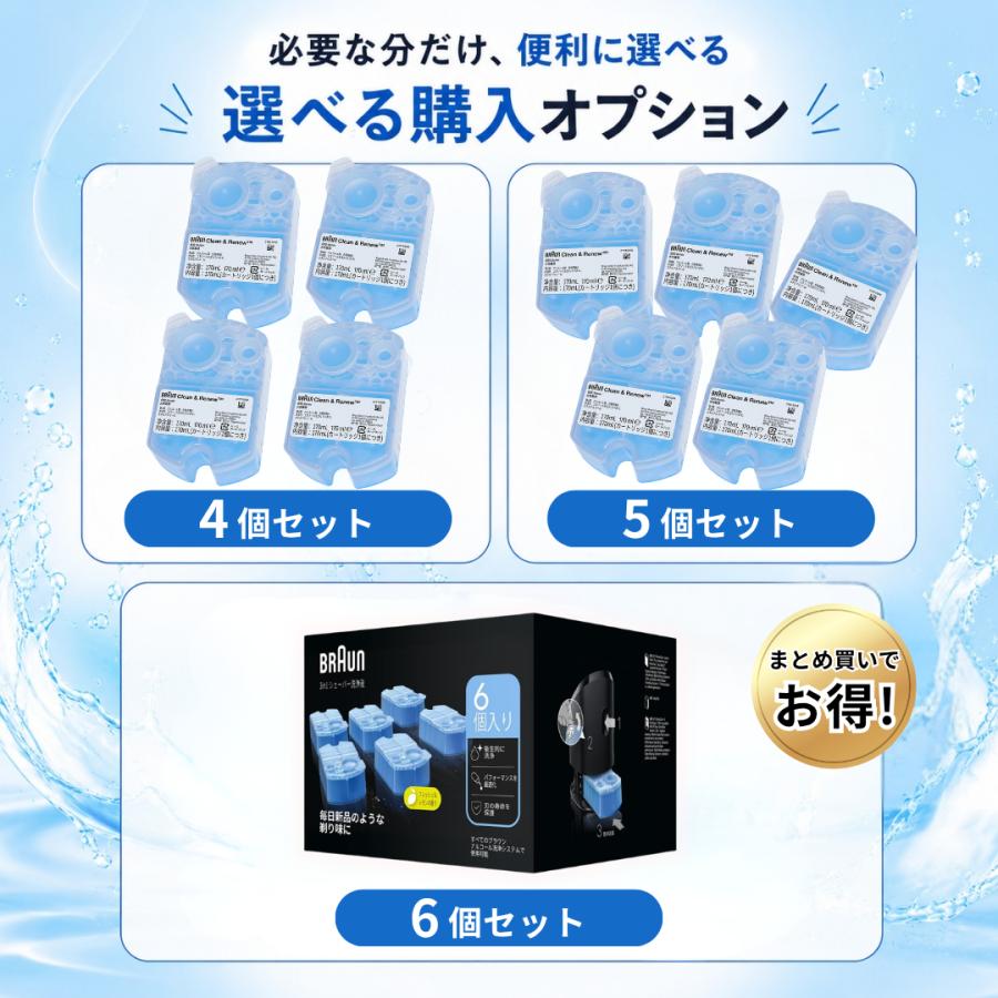 BRAUN（ブラウン） 洗浄液 1個 ccr6 アルコール洗浄液 アルコール