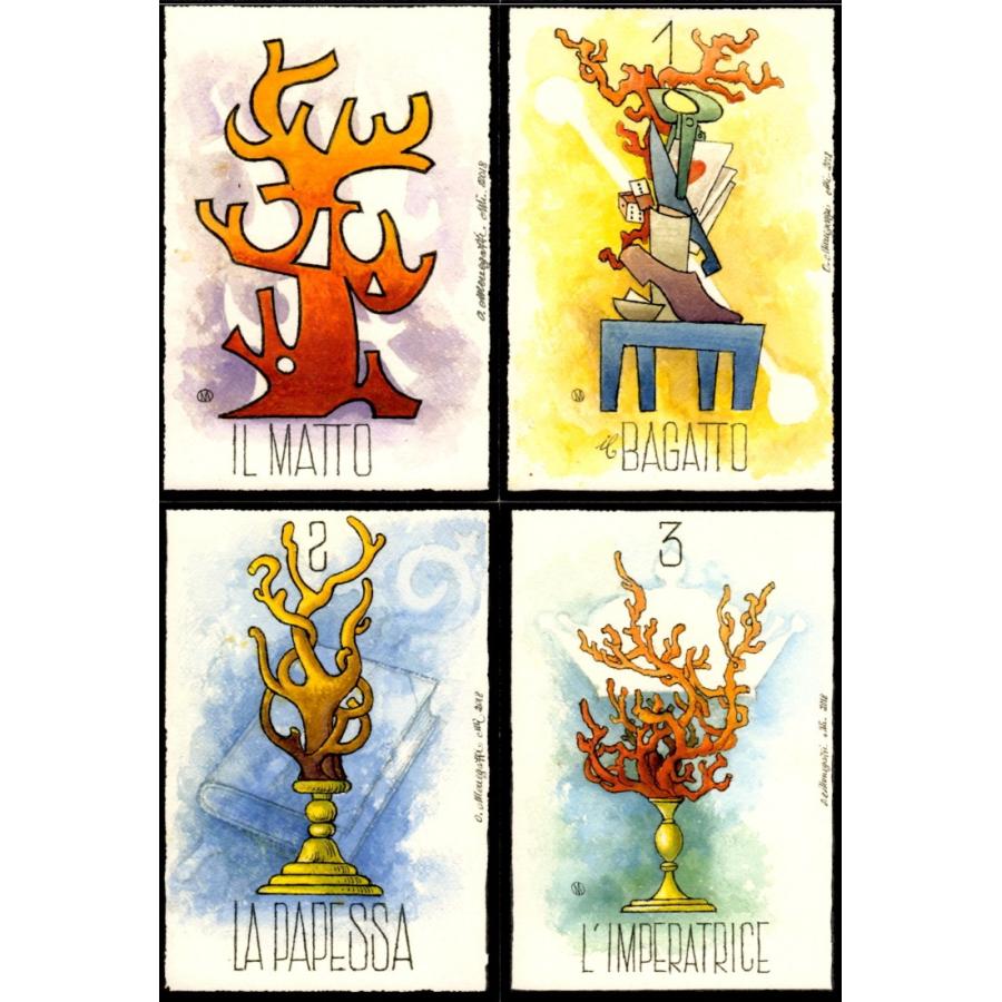 正規品・直輸入】 タロットカード サンゴのタロット 22枚（大アルカナ