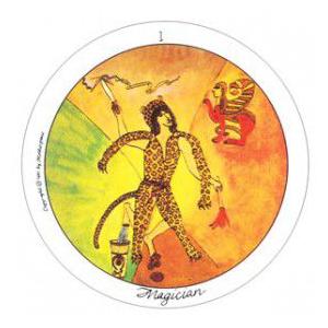 正規品・直輸入】 円形 丸型タロットカード マザーピース ラウンド