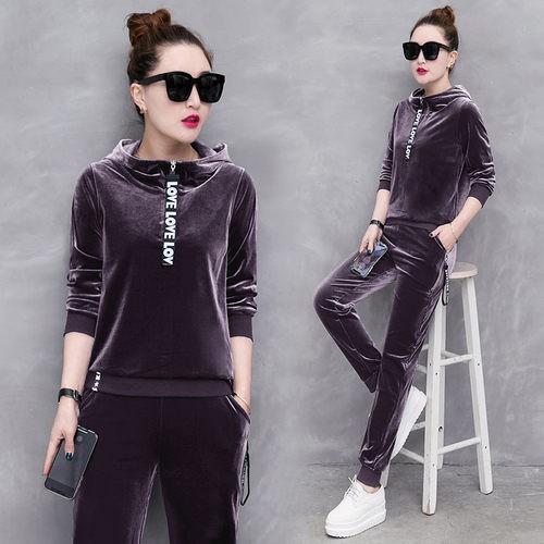 セットアップ レディース ジャージ 上下 セット 2点セット スポーツウェア ルームウエア 長袖 パーカー パンツ ベルベット 大きいサイズ 即日発送