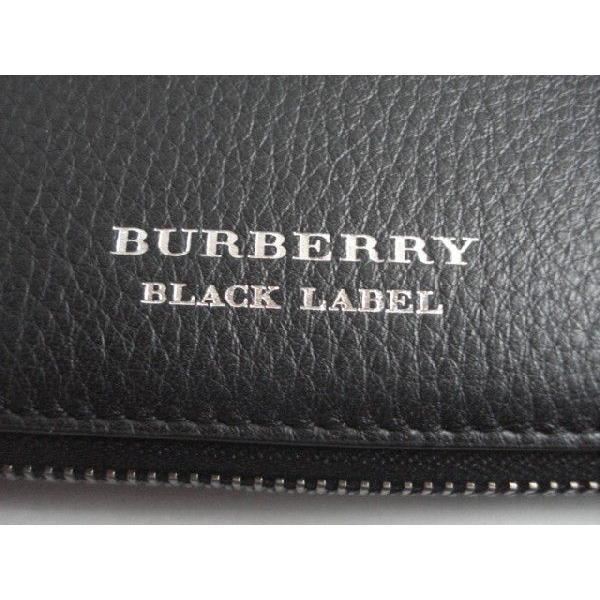 バーバリー ブラックレーベル Burberry Black Label 長財布 ラウンドファスナー ブラック 内側ブルー メンズ Bk 0018 タルトビア 通販 Yahoo ショッピング