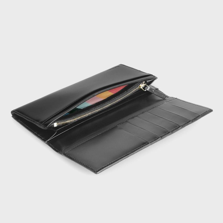 ポールスミスかぶせ長財布ブラック