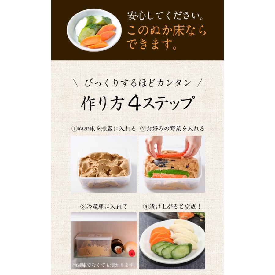 ぬか床 容器 ぬか床カンタンお試しセット 樽の味 漬物 国産原料 糠床 冷蔵庫 ぬか床容器 ぬか床 人気 おすすめ 爆買 | 樽の味 | 07