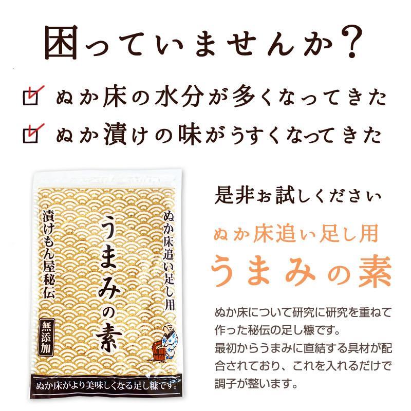 足しぬか 足しぬか「うまみの素」2袋セット ぬか床 管理 酸味 ゆるい 煎り糠 炒 糠 足し糠 米糠 人気 おすすめ メール便対応1通1セット 爆買 | 樽の味 | 01