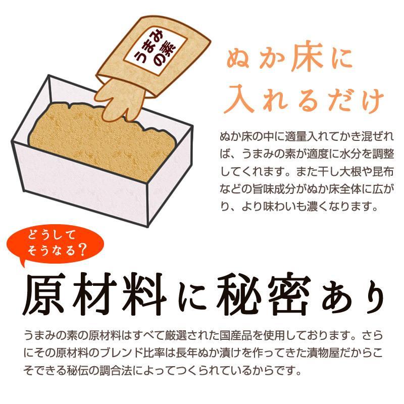 足しぬか 足しぬか「うまみの素」2袋セット ぬか床 管理 酸味 ゆるい 煎り糠 炒 糠 足し糠 米糠 人気 おすすめ メール便対応1通1セット 爆買 | 樽の味 | 02