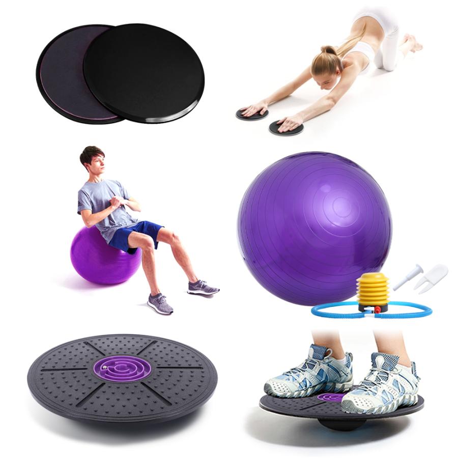 体幹トレーニング セット バランスボール バランスボード スライドディスク 体幹グッズ Trunktrainingset たるしるスポーツ アウトドア 通販 Yahoo ショッピング