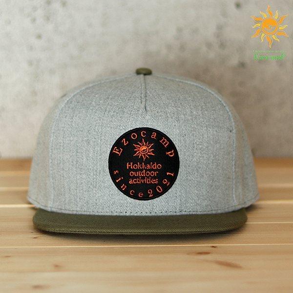 EzocamP 帽子 スナップバックキャップ メンズ アウトドア 北海道発