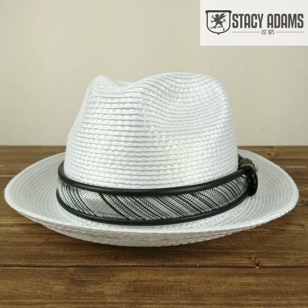 麦わら帽子 メンズ 大きいサイズ Stacy Adams ブランド おしゃれ 中折れハットメンズ春夏 M L Xl 大きいサイズ ゴルフ カラー ホワイト 白 Stacyadams Hat Sa609 2 ハット帽子通販tarutaru タルタル 通販 Yahoo ショッピング