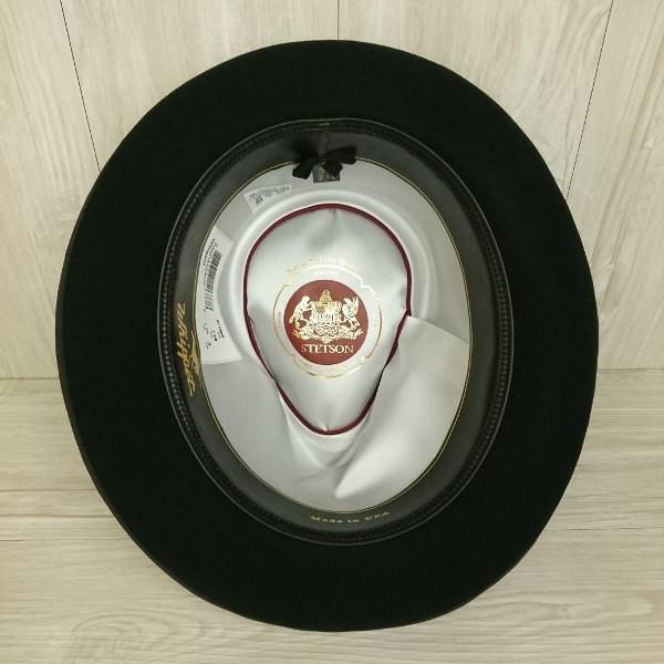 STETSON 帽子 ファー フェルトハット 中折れ帽 メンズ カラー 黒