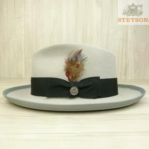 STETSON 帽子 ファー フェルトハット 中折れ帽 メンズ カラー