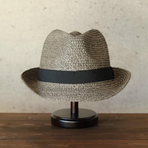 麦わら帽子 メンズ 春夏 中折れハット ストローハット 天然素材 ラフィアブレード 帽子 メンズ レディース 大きいサイズ 56 58 60 62cm有 カラー グレー