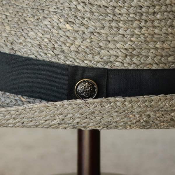 麦わら帽子 メンズ 春夏 中折れハット ストローハット 天然素材 ラフィアブレード 帽子 メンズ レディース 大きいサイズ 56 58 60 62cm有 カラー グレー