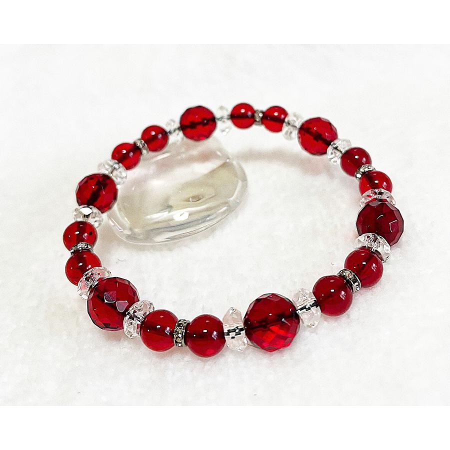 専用出品！ リトアニア産レッドルビーアンバーブレスレット18k