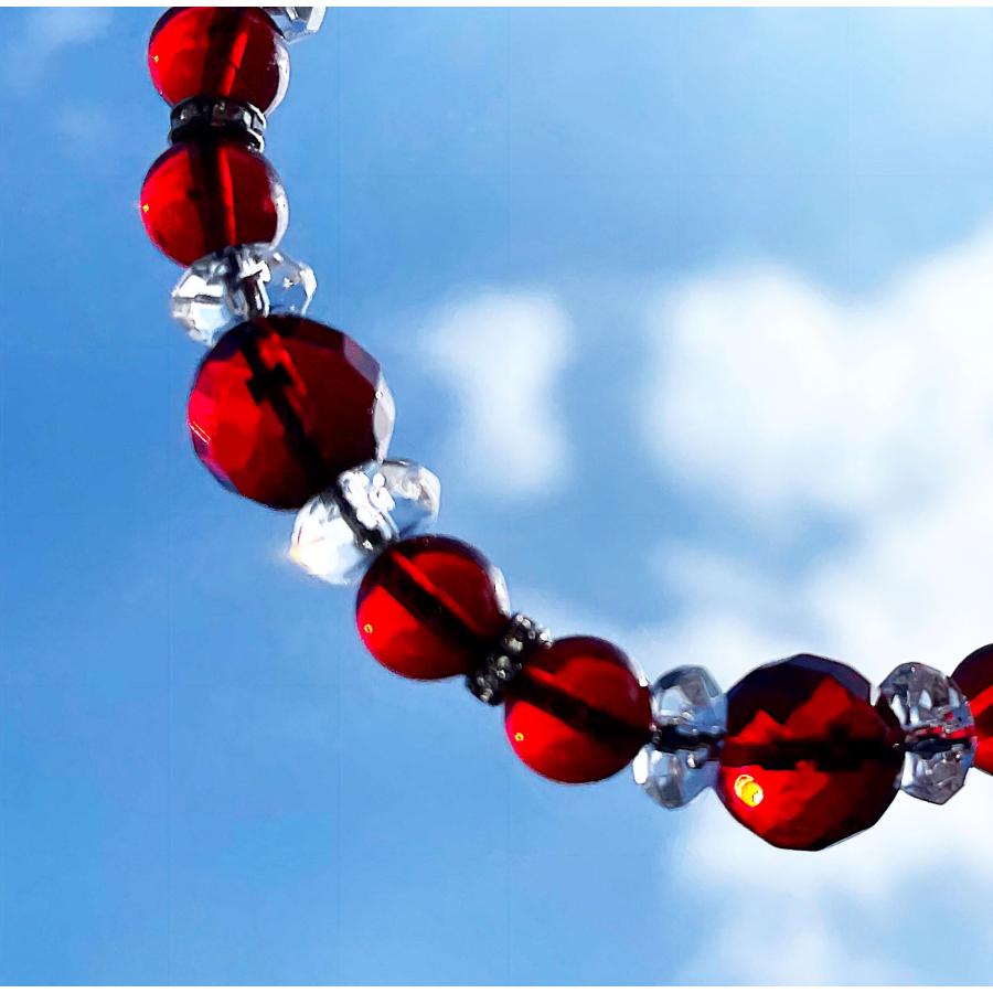 専用出品！ リトアニア産レッドルビーアンバーブレスレット18k