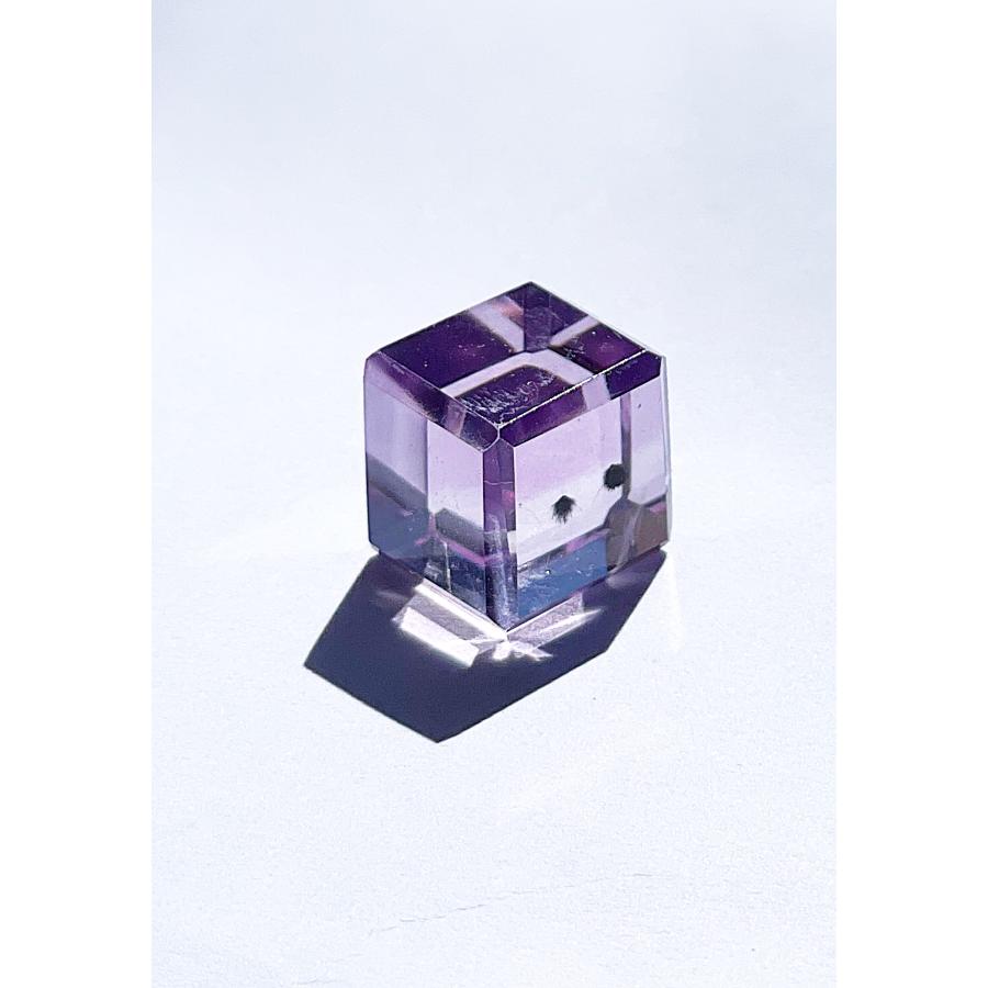 超貴重 ブラジル産 ロマネサイトイン アメジスト 星状ロマネシュ鉱