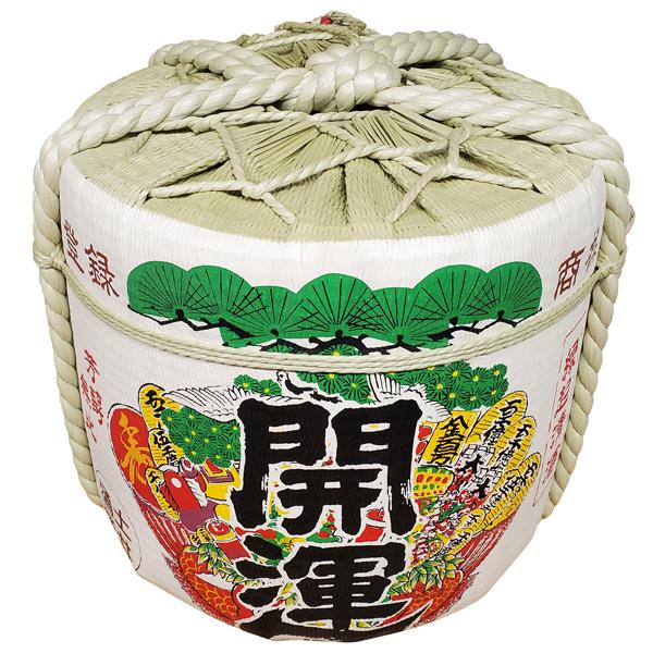 開運 樽酒開運 5升樽9L 日本酒 鏡開き 祝樽 こも樽 結婚式 祝賀会 新築
