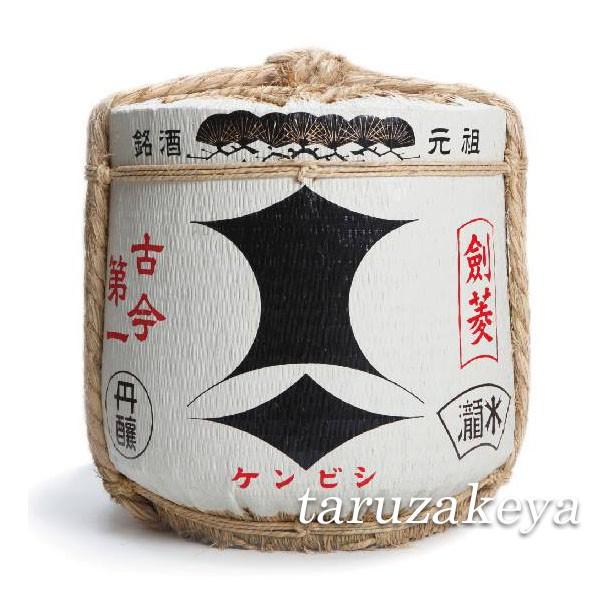 【2個】使用済み樽酒の樽　2斗上げ底、4斗上げ底 剣菱 樽酒剣菱 4斗樽2斗入り(36L/72L) 日本酒 鏡開き 祝樽 こも樽 結婚