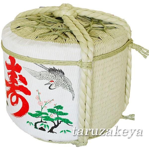 樽酒屋飾り樽 寿鶴亀1斗樽 Sサイズ 伝統工芸品 ディスプレイ樽 海外
