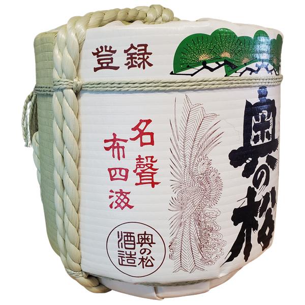 奥の松 樽酒屋飾り樽 奥の松2斗樽 36Lサイズ 伝統工芸品