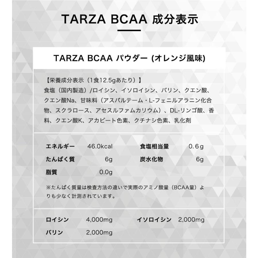 TARZA（ターザ） BCAA オレンジ風味 1kg クエン酸 パウダー 約80杯分 アミノ酸  サプリ | ブランド登録なし | 16