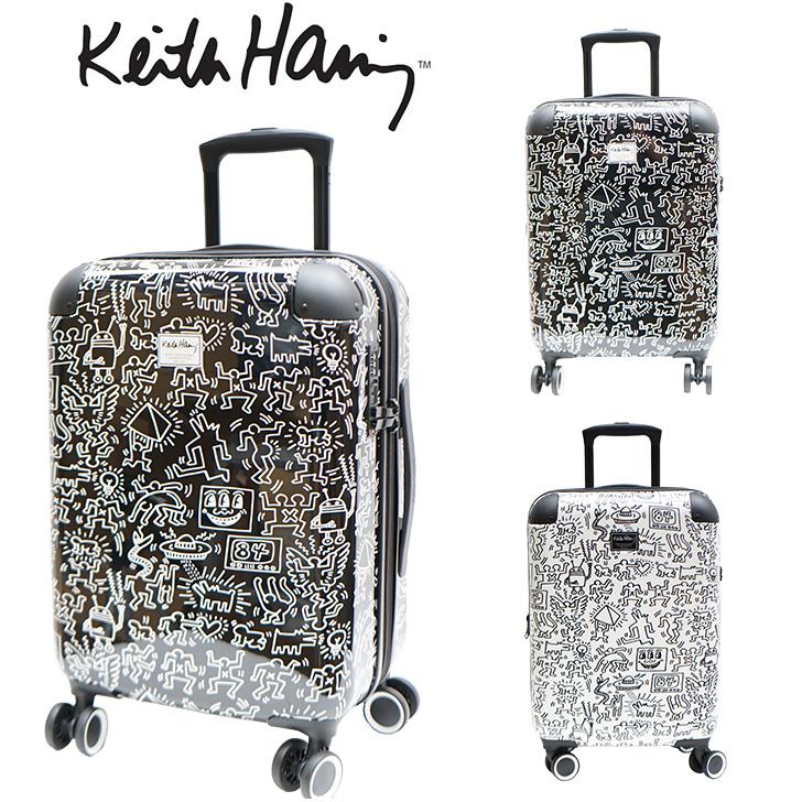 新品送料無料Keith Haring(キースヘリング) キャリーケース シロ S 楽天市場】Keith Haring キースヘリング キャリーケース 32L