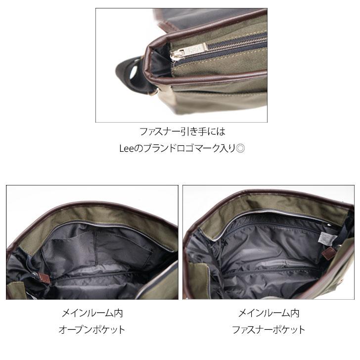 R バッグ Lee（リー） ショルダー 320-3743 メンズ 鞄 かばん カバン きれいめ