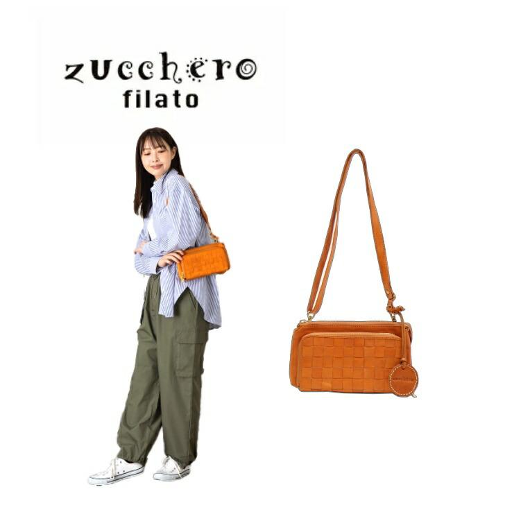 zucchero filato（ズッケロ フィラート） お財布ショルダー 48917 本革