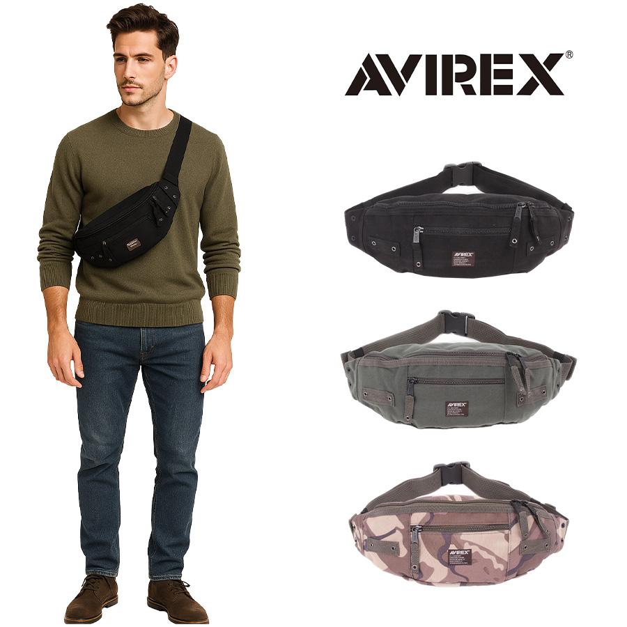 希少アーカイブ　大人気✨kolor カラー Alminium ウェストバッグ AVIREX（アヴィレックス） AVX3521 EAGLE 2WAY ウエスト ウエスト