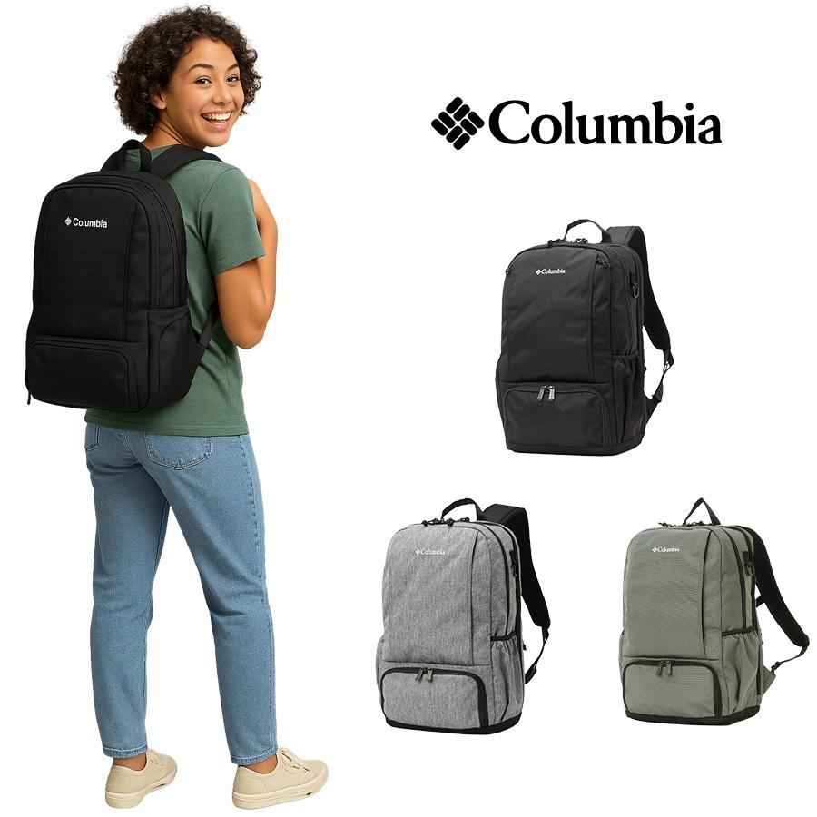 【Columbia】PU8681 LBフローレス 20L バックパック リュック かばん シンプル ブラック 使いやすい お出かけ 普段使い 通学 通勤 ユニセックス 多機能 Columbia】PU8681 LBフローレス 20L バックパック リュック かばん