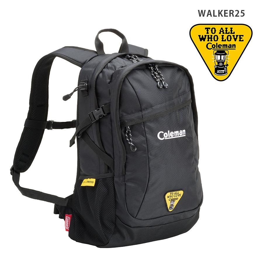 か*ず様 Coleman ウォーカー 20th ブラックリュック コールマン20 ウォーカースクエアバックパック20(ブラック)の通販｜キャンプ