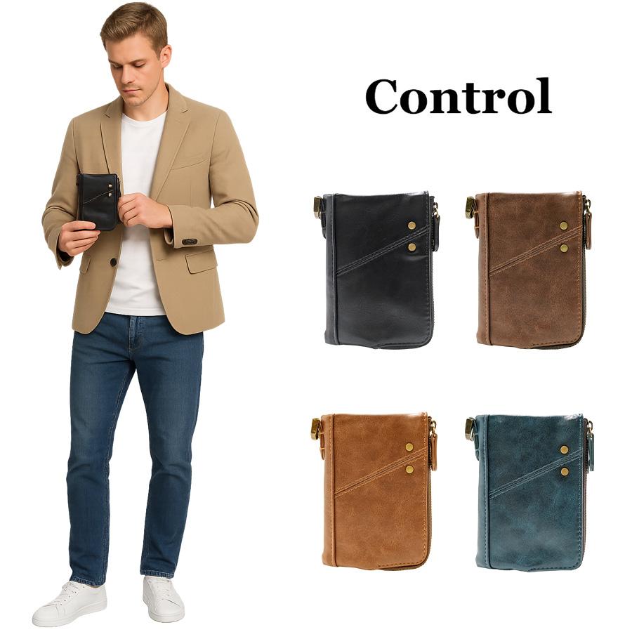 クリックポスト/時間指定不可】【Control】 tpg70038 二つ折り財布