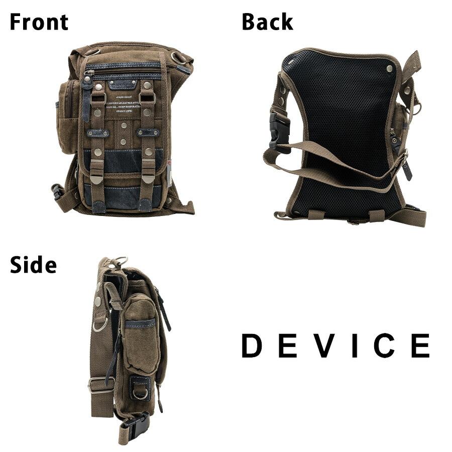 DEVICE（PORTER） 【DEVICE】 dlh40055 レッグポーチ ウエストバッグ