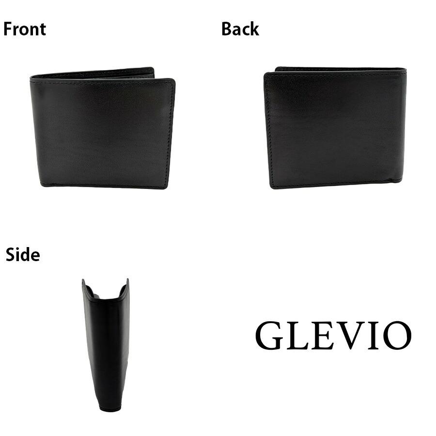 GLEVIO（グレヴィオ） 【GLEVIO】 fs26 栃木レザー二つ折り財布 さいふ