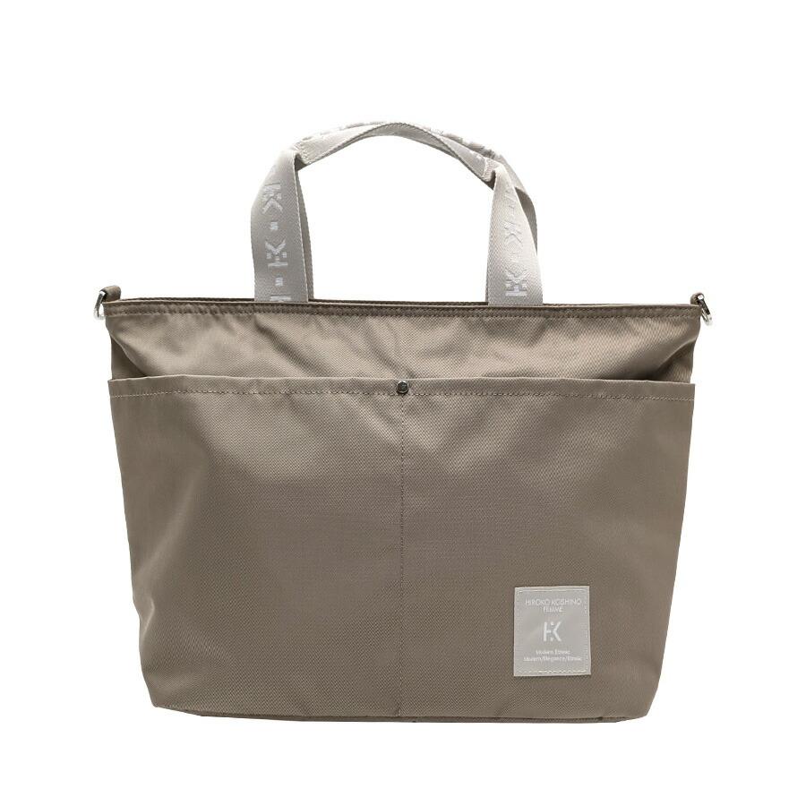 ★新品未使用　ヒロココシノ　ハンドバッグ　ベージュ★ HIROKO KOSHINO（ヒロコ コシノ） HIROKO KOSHINO SPORTS コシノヒロコ