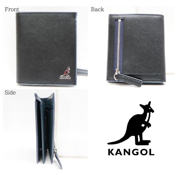 KANGOL（カンゴール） 250-10102 財布 牛革 メンズ レディース 二