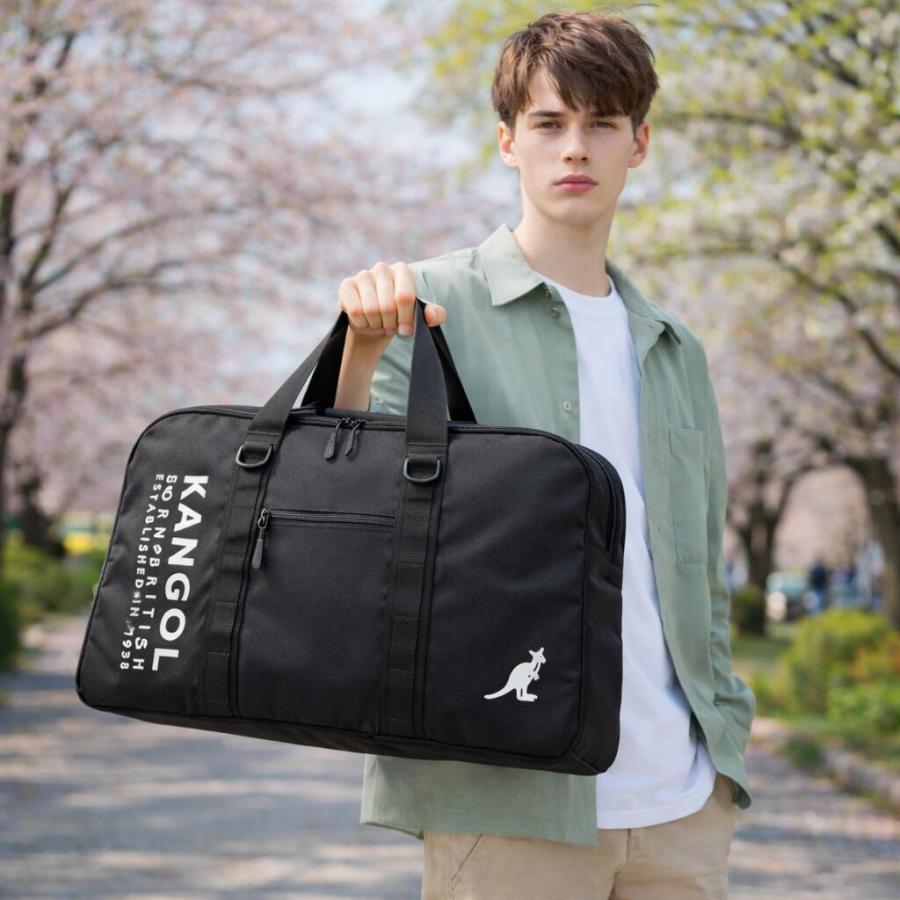 KANGOL（カンゴール） ボストンバッグM 大容量 宿泊 旅行 修学旅行