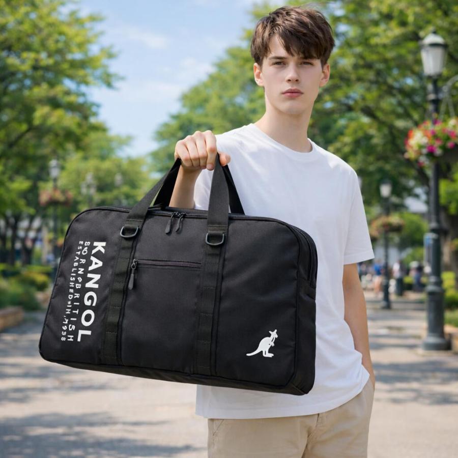 KANGOL（カンゴール） ボストンバッグM 大容量 宿泊 旅行 修学旅行