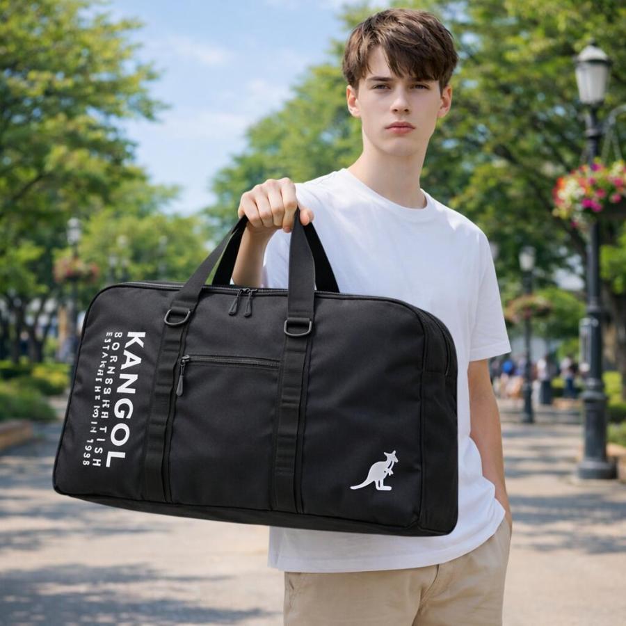 KANGOL（カンゴール） ボストンバッグL 大容量 宿泊 旅行 修学旅行