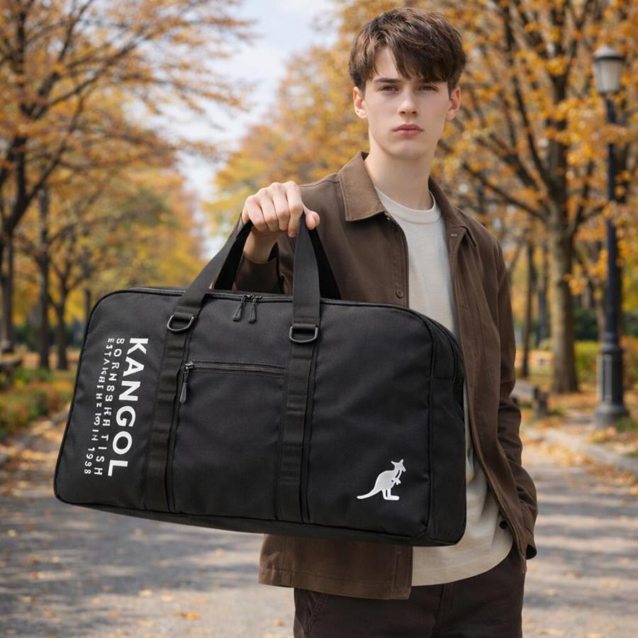 KANGOL（カンゴール） ボストンバッグL 大容量 宿泊 旅行 修学旅行
